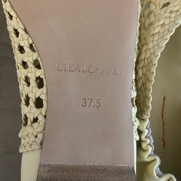 Ulla Johnson Lilia Woven Leather Flats - Picture 5 of 7